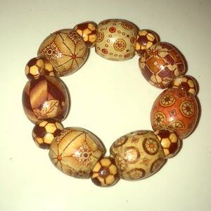 Tibetan wooden beads bracelet
